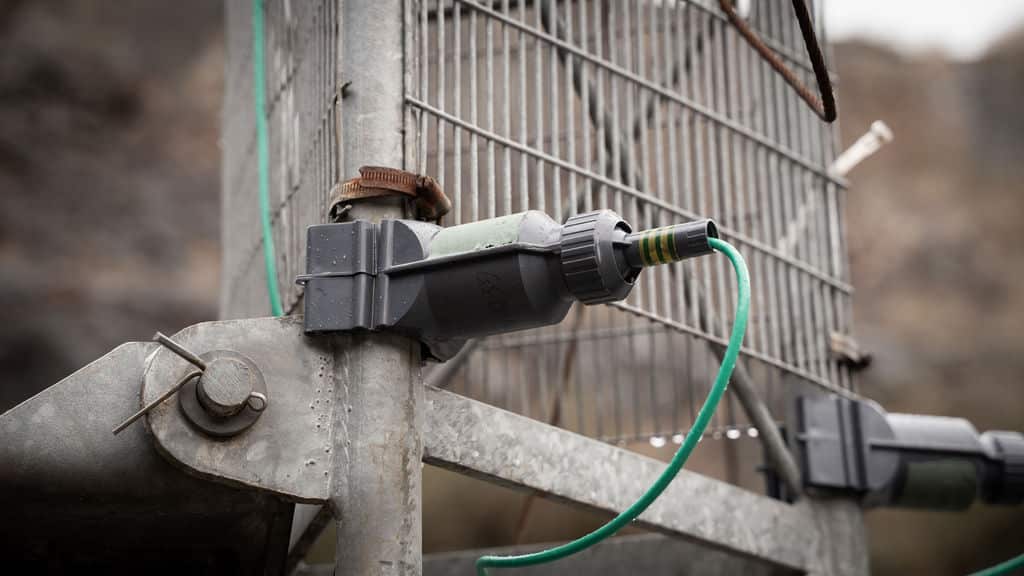 Rebar Cutter charges in position