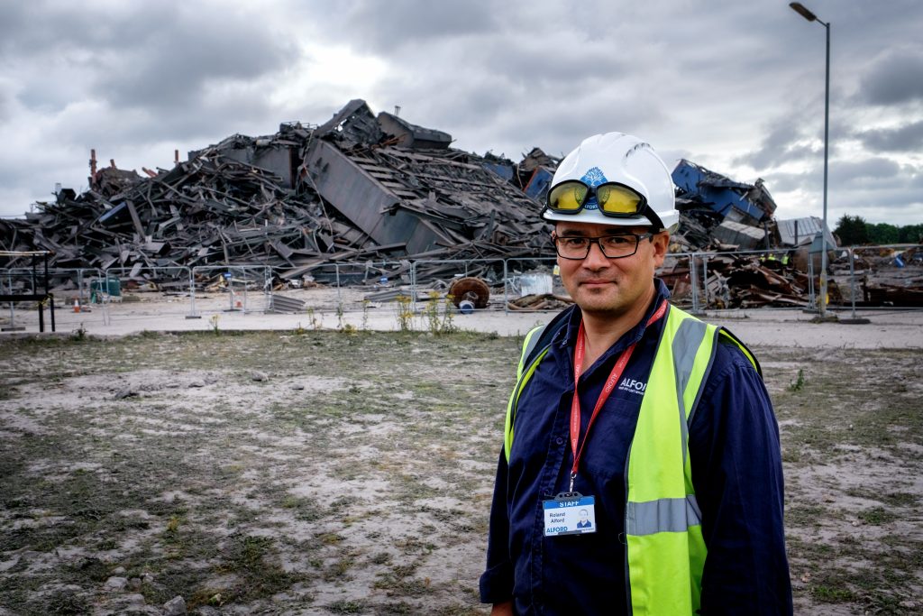 Roland Alford and the results of the Didcot Demolition project
