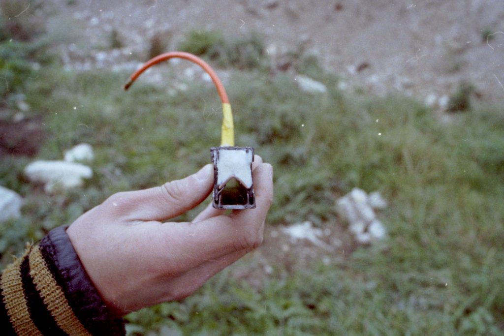 An early example of Dioplex linear cutting charge