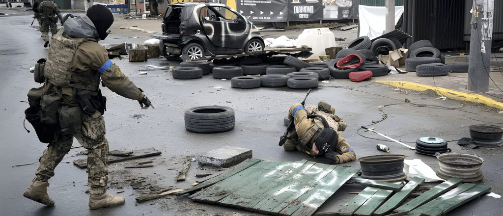 High threat search operation conducted in a war zone