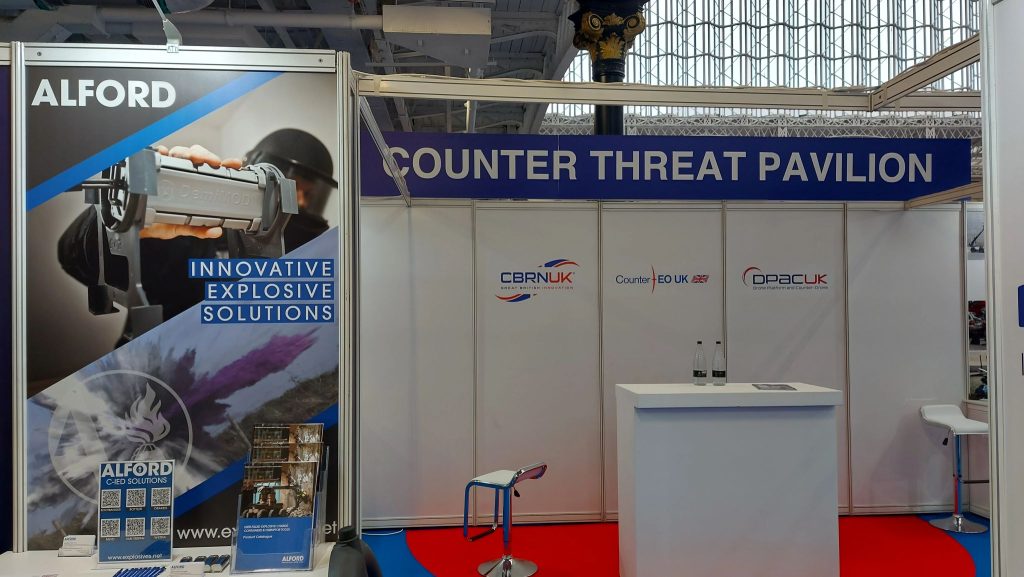The Alford stand at International Security Expo 24