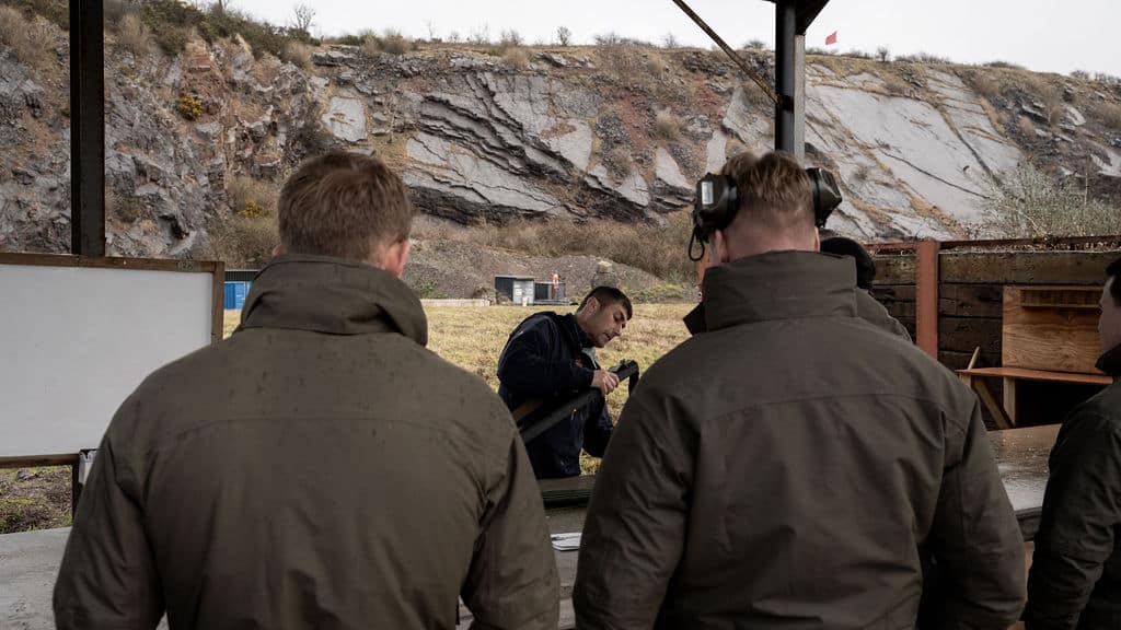 NATO customer training at Broadmead Range