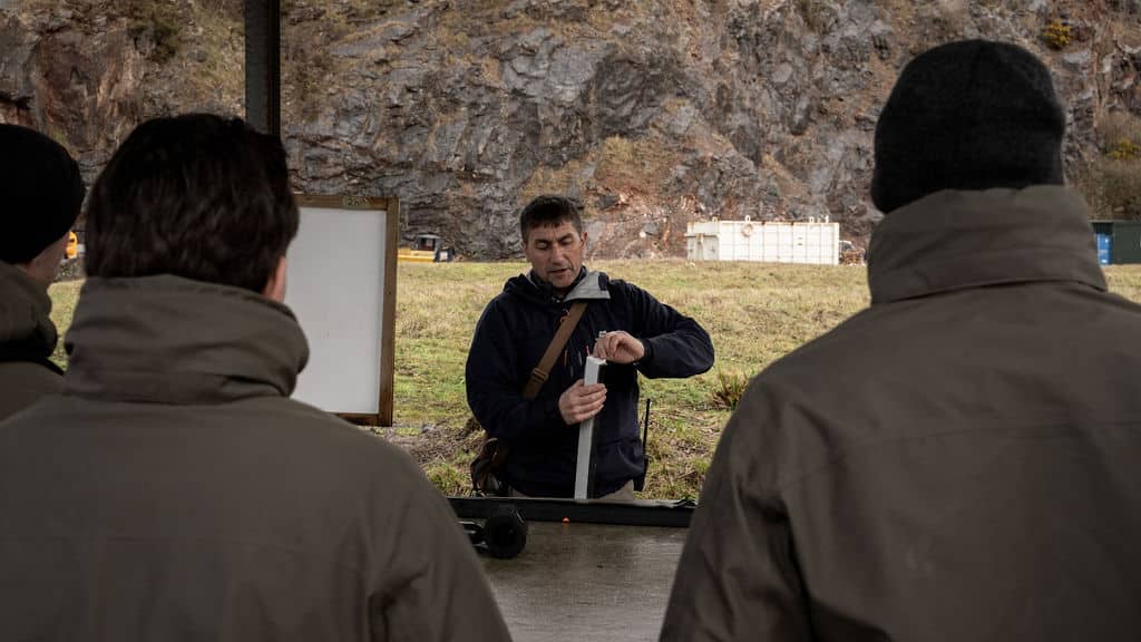 NATO customer training at Broadmead Range