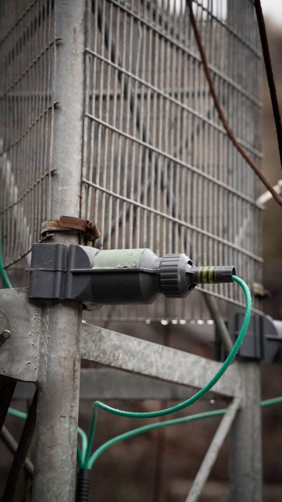 Rebar Cutters positioned against target