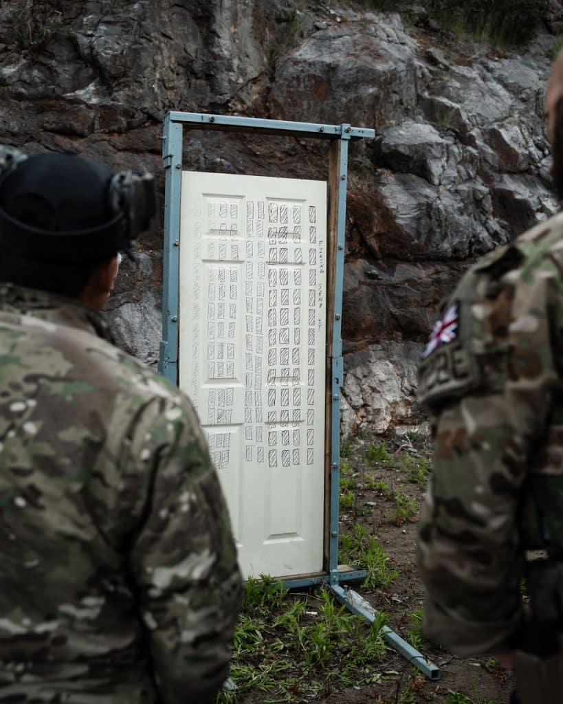 UK Ranger Regiment at Broadmead Range